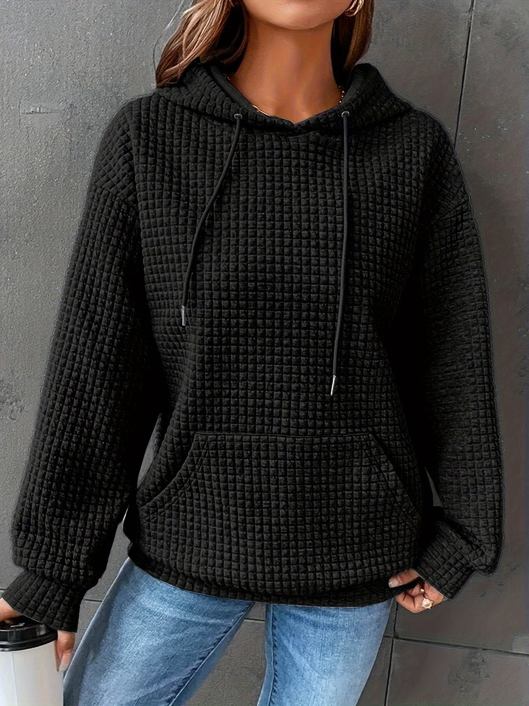 Serena | Gezellige Textuur Hoodie