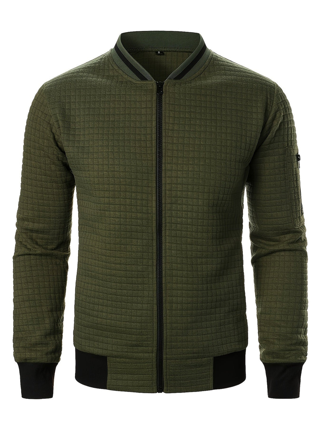 Raymond | Textured Zip-Up Bomberjack