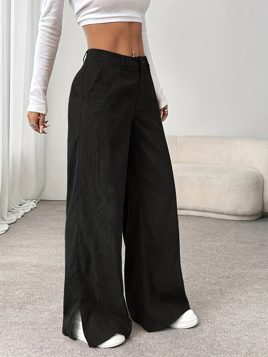 Margot | Rechte Pijpen Tailored Broek