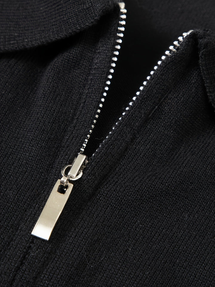 Donovan | Verfijnde Quarter-Zip Polo Sweater