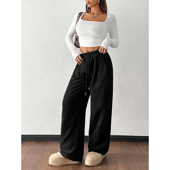 Georgina | Relaxed Wide-Leg Broek