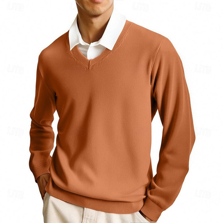 Clayton | Klassieke V-hals Trui