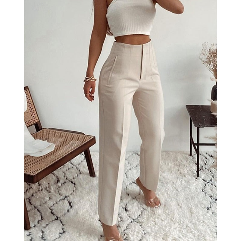 Adrienne | Hoge Taille Tailored Broek