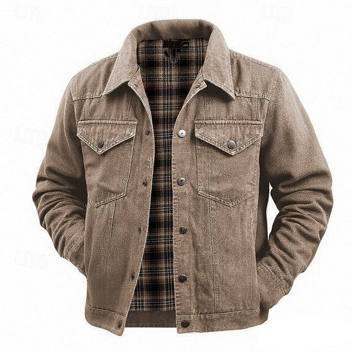 Harrison Ridge | Robuuste gevoerde truckerjas