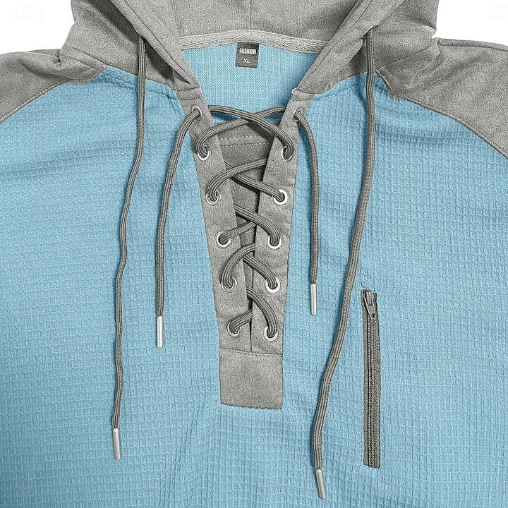 Wesley | Lace-Up Hoodie met Capuchon