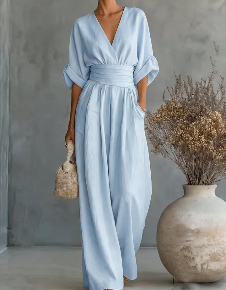 Genevieve | Elegante Wijde Jumpsuit