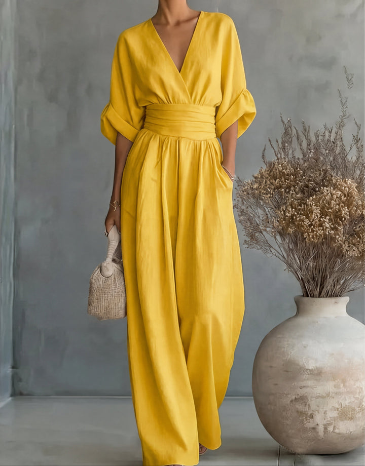 Genevieve | Elegante Wijde Jumpsuit