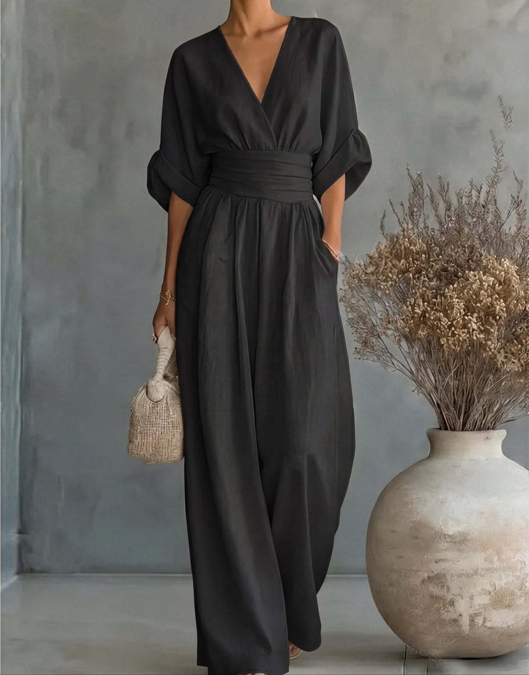 Genevieve | Elegante Wijde Jumpsuit