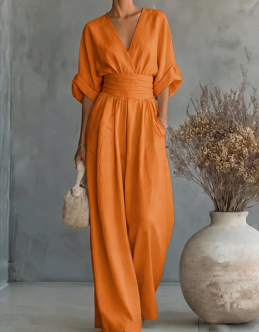 Genevieve | Elegante Wijde Jumpsuit