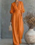 Genevieve | Elegante Wijde Jumpsuit