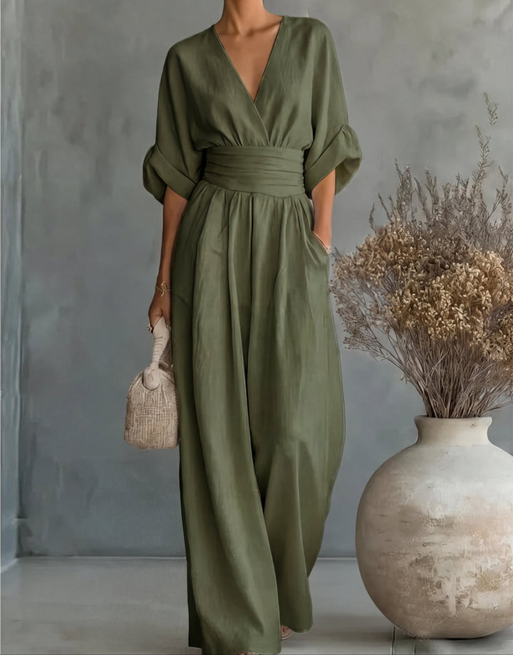 Genevieve | Elegante Wijde Jumpsuit