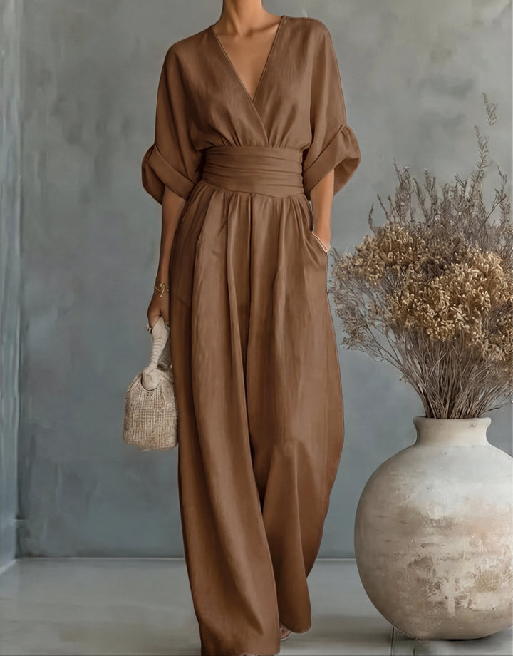 Genevieve | Elegante Wijde Jumpsuit