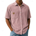 Declan | Getextureerde Korte Mouwen Shirt