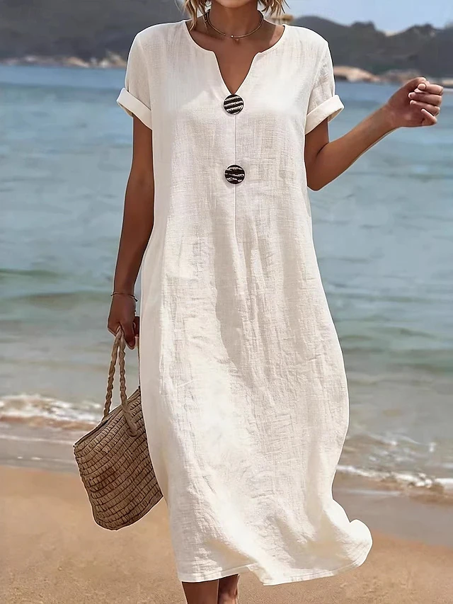 Harriet | Relaxed Midi Jurk