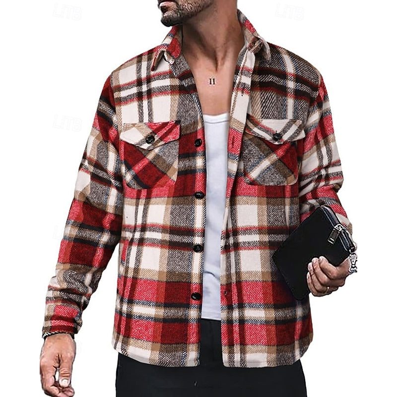 Dawson | Robuuste Geruite Shirtjas