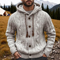 Graham | Kabelgebreide Hooded Cardigan