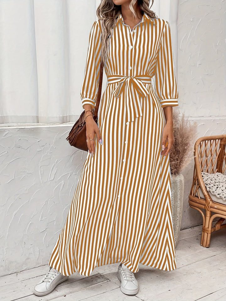 Meredith | Geknoopte Maxi Jurk