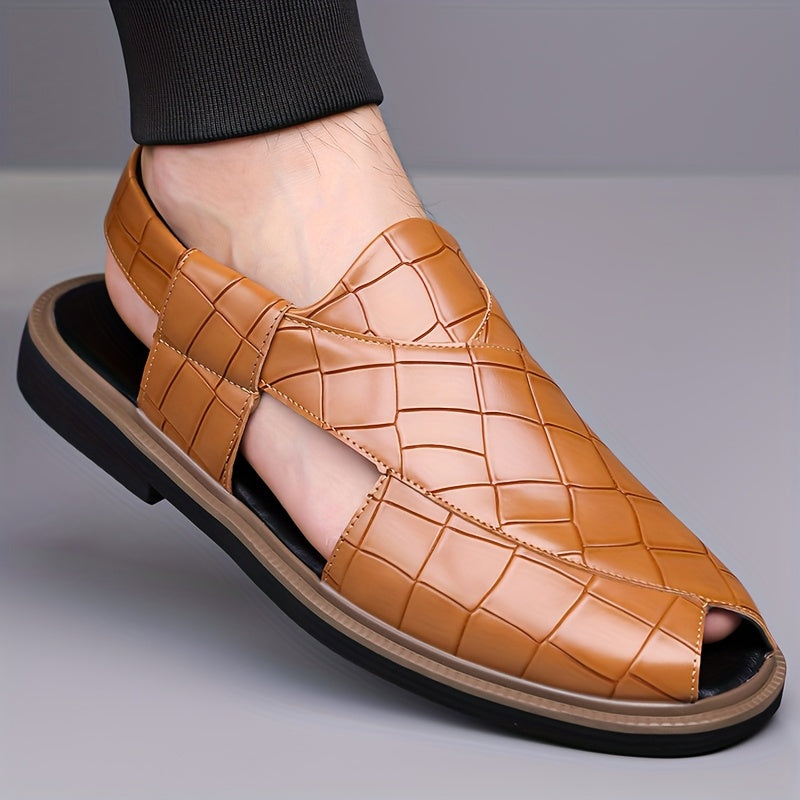 Malcolm | Geweven-Stijl Comfort Sandalen
