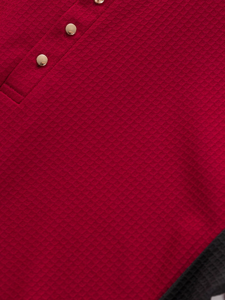 Curtis | Getextureerde Lange Mouwen Henley
