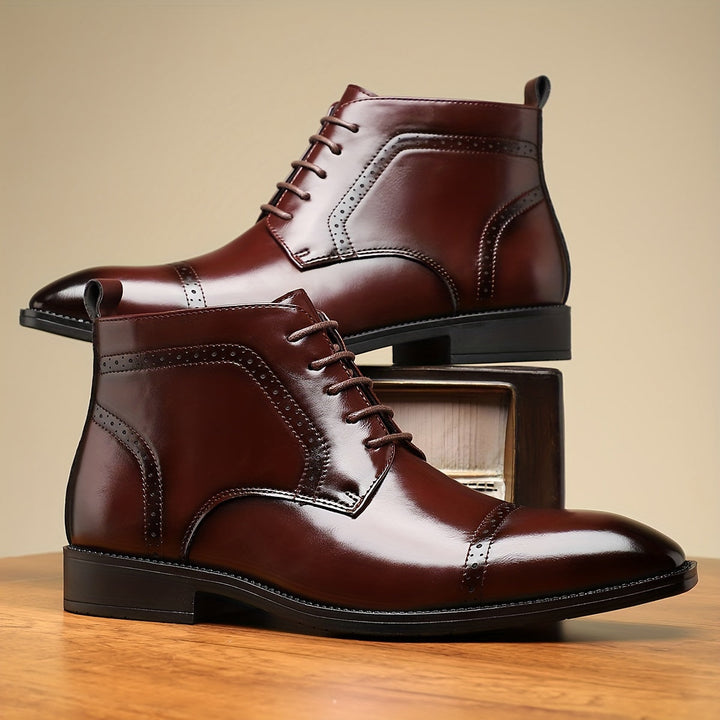 Everly | Verfijnde Cap-Toe Enkellaarzen