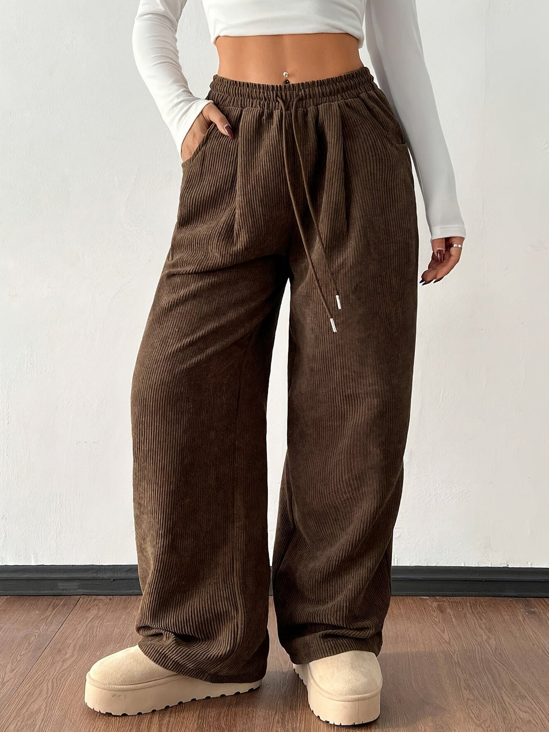 Thea | Relaxed Wijde Pantalon