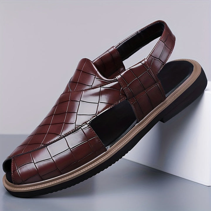 Malcolm | Geweven-Stijl Comfort Sandalen