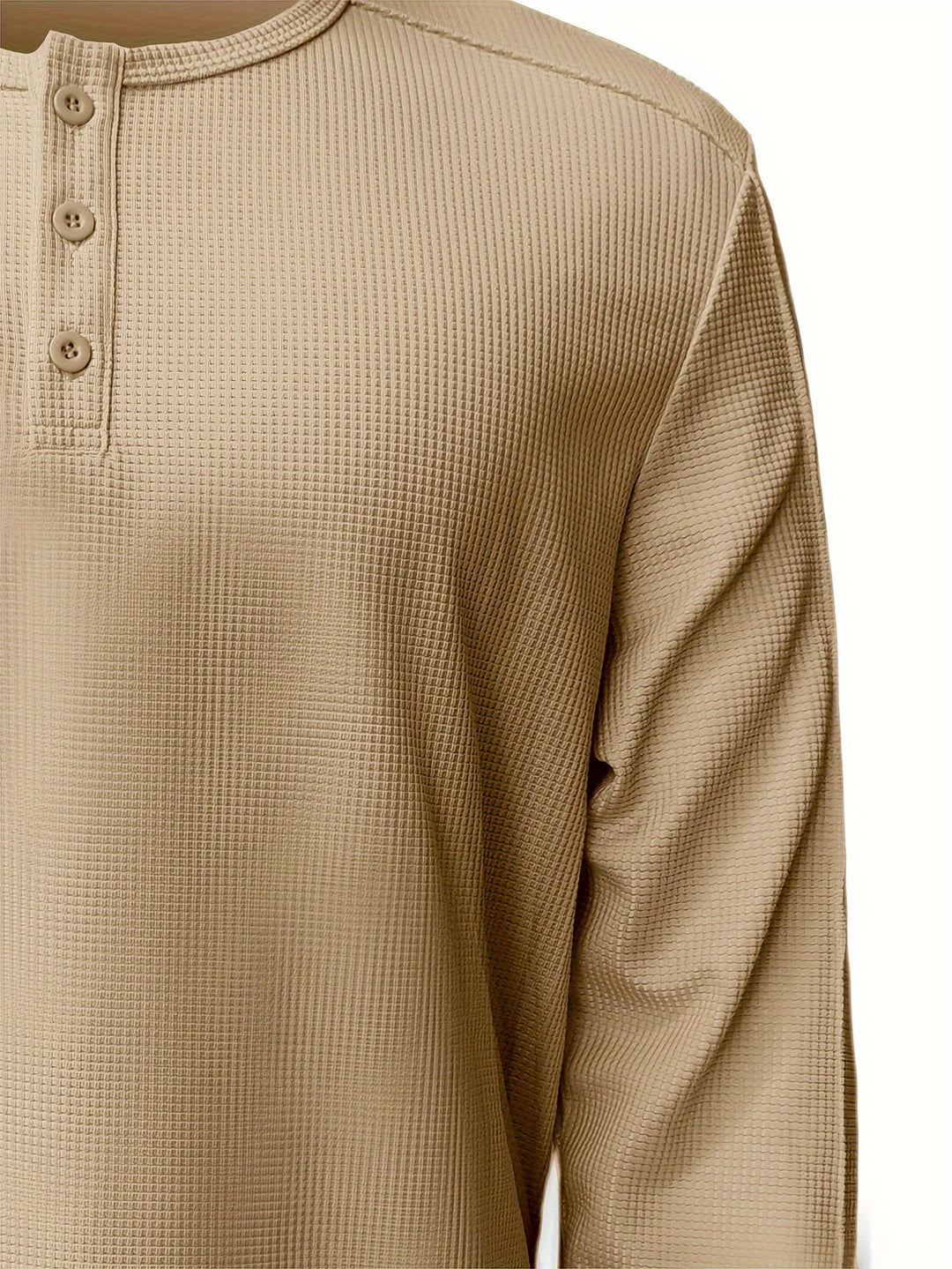 Carson | Getextureerde Lange Mouwen Henley