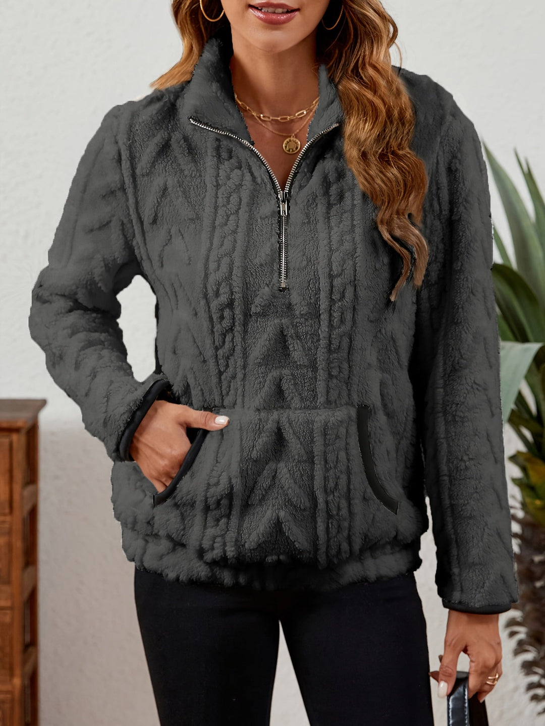 Delilah | Gezellige Half-Zip Pullover
