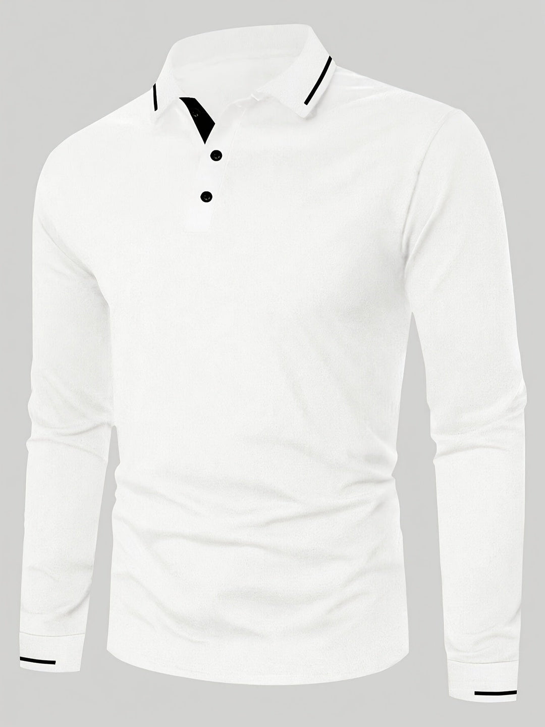 Dalton | Verfijnde Lange Mouwen Polo Shirt