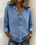 Chloe | Lichtgewicht V-Hals Blouse