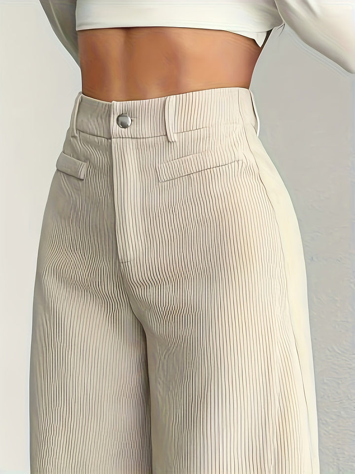 Kimberly | Hoge Taille Wijde Pantalon