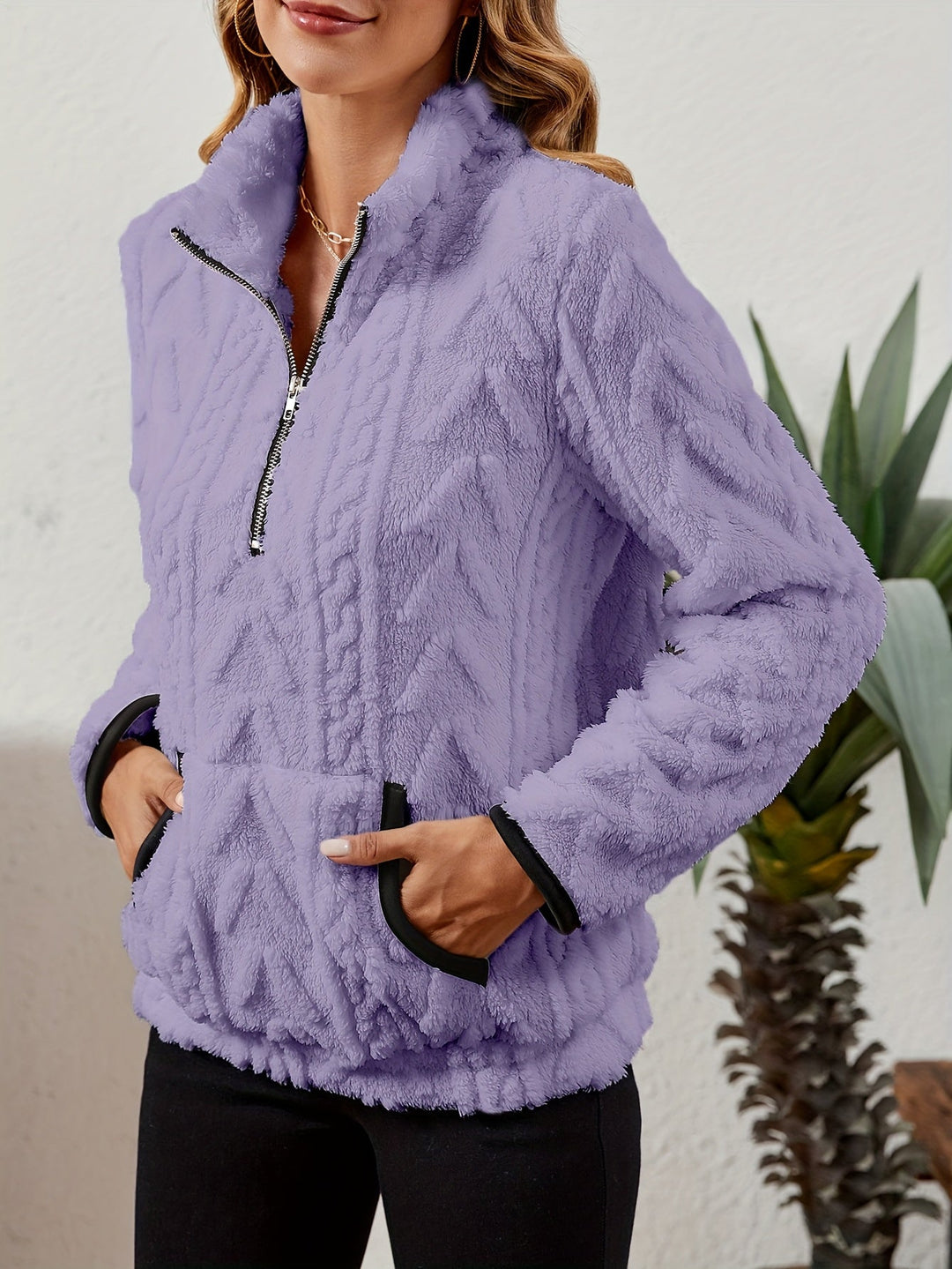 Delilah | Gezellige Half-Zip Pullover