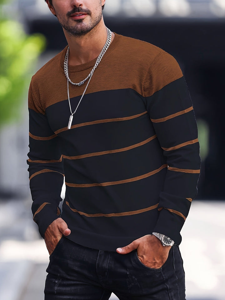 Henry | Gestreepte Crew Neck Trui