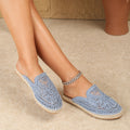 Bonnie | Geweven Slip-On Muilen