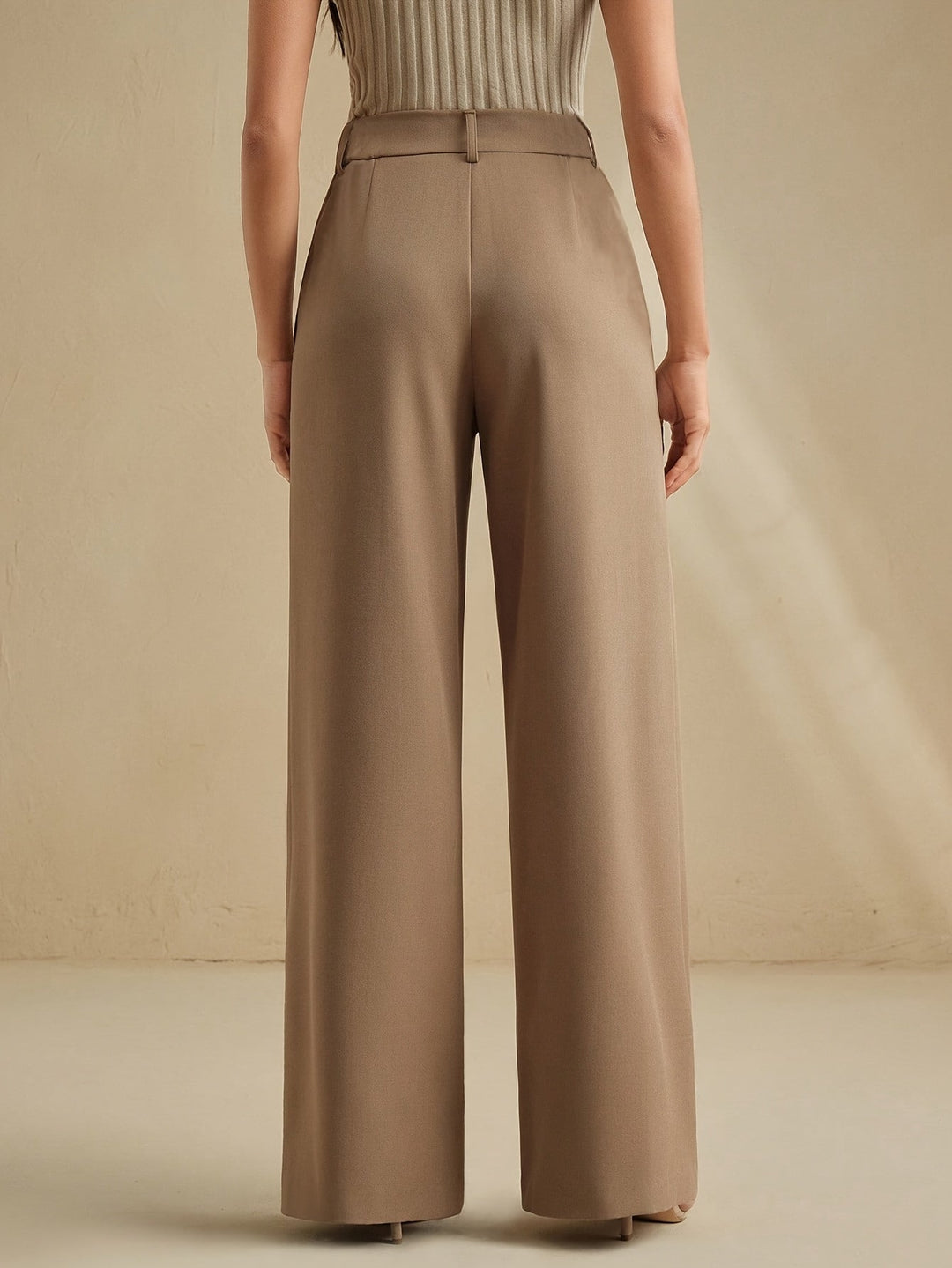 Marlowe | Geplooide Wijde Pantalon