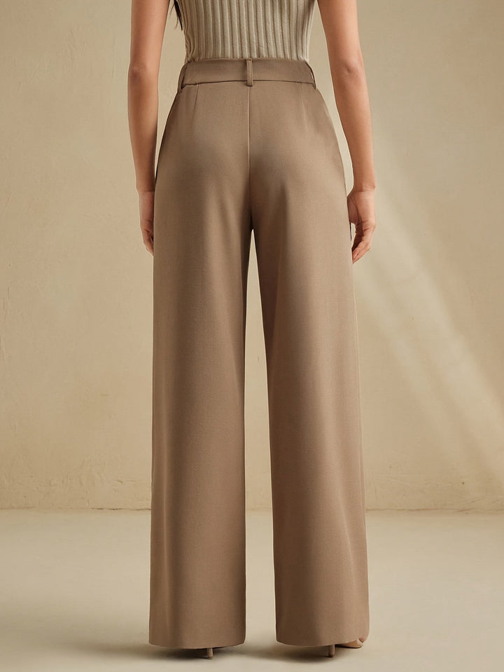 Marlowe | Geplooide Wijde Pantalon