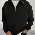 Nathaniel | Gezellige Half-Zip Sweatshirt
