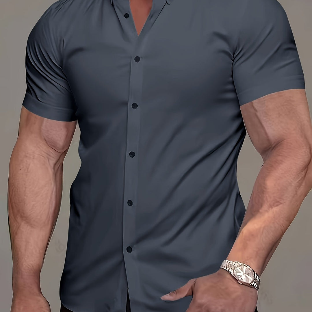Weston | Verfijnde Korte Mouwen Shirt