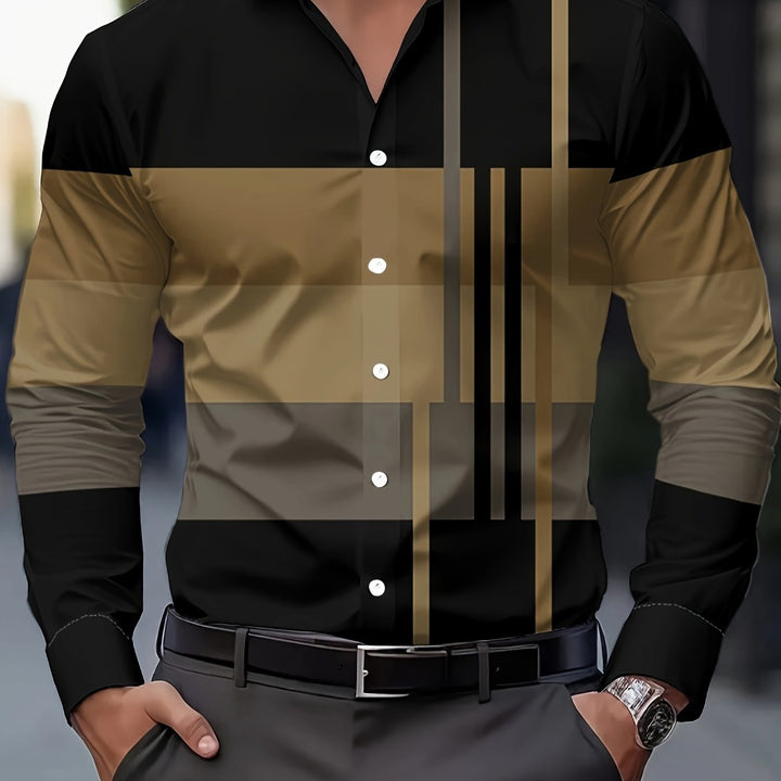 Rueben | Kleurblok Langsleeve Shirt