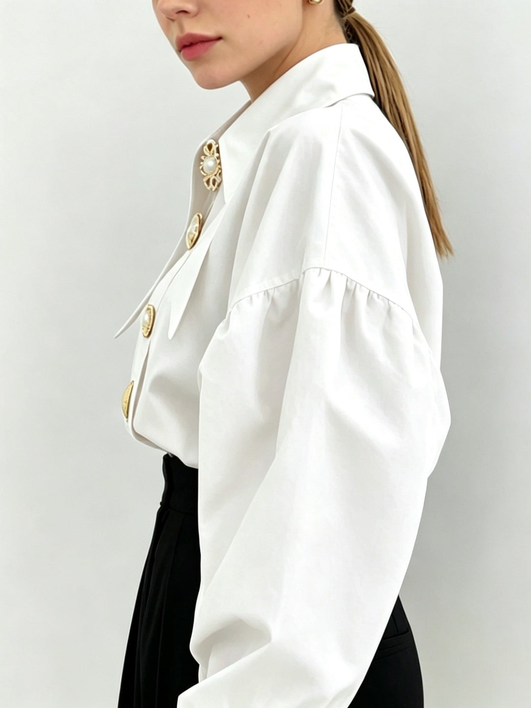 Lucille | Statement Kraag Blouse