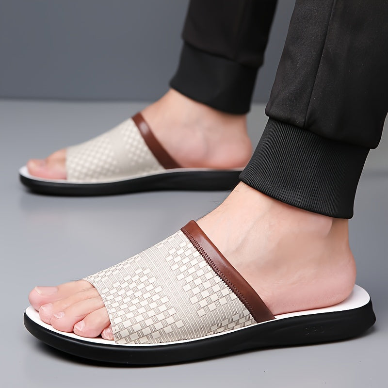 Elliot | Geweven Slide Sandalen