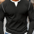 Nathan | Verfijnde Notch-Neck Henley Shirt