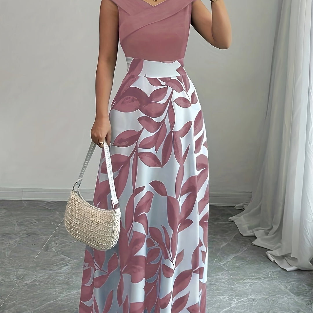 Lucille | Elegante Bloemen Maxi Jurk