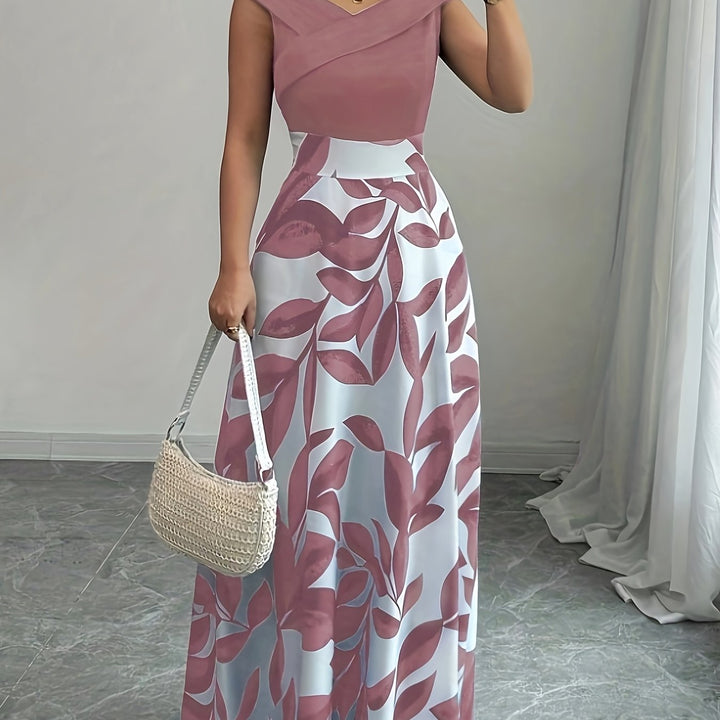 Lucille | Elegante Bloemen Maxi Jurk