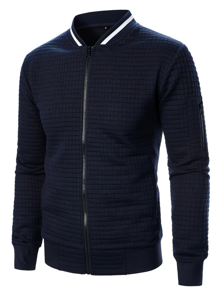 Raymond | Textured Zip-Up Bomberjack