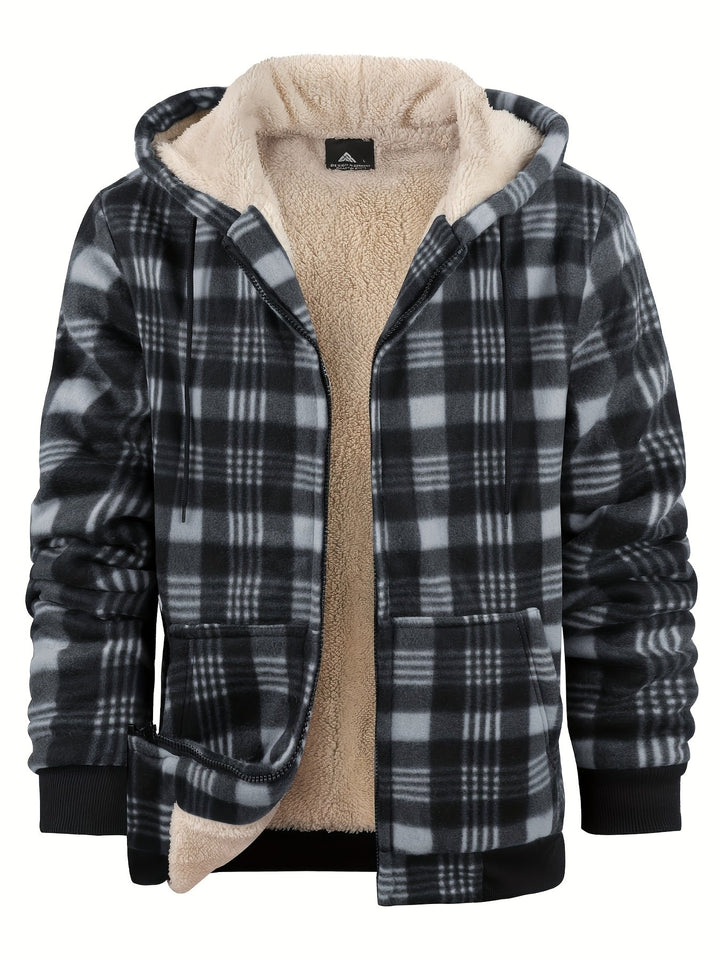 Declan | Gezellige Hooded Zip-Up Jacket