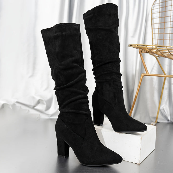 Lorena | Slouch Kniehoge Hakken