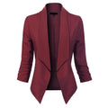 Penelope | Open-Front Draped Blazer