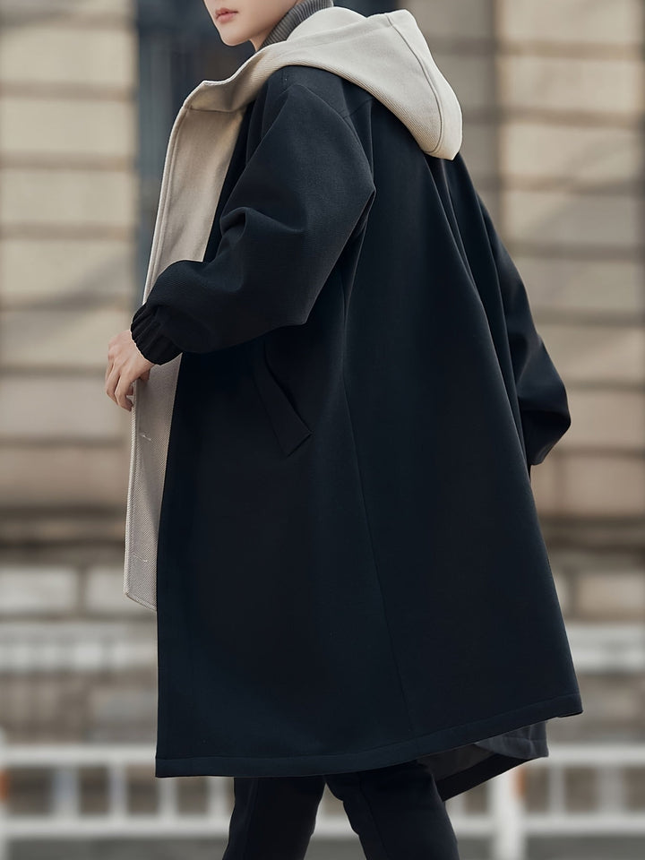 Harrison | Verfijnde Lange Hooded Coat