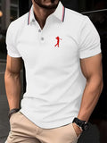 Arnold | Casual Korte Mouwen Golf Gedrukt Shirt